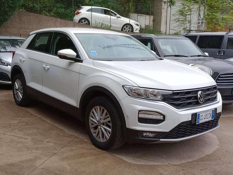 Bianco Usata 2021 VW T-Roc Sportline SUV | 20.900 € (Buon prezzo) - Immagine 1/4