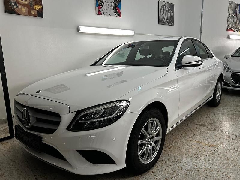 Usata Mercedes C180 Executive 156 CV (114 kW) 2020 Bianco Berlina