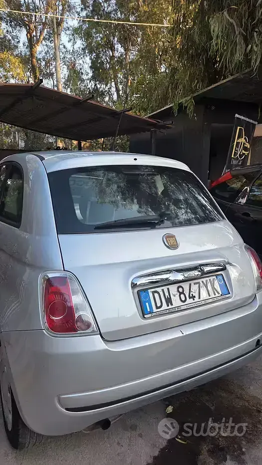 Usata Fiat 500 75 CV (55 kW) 2009 Grigio Cabrio