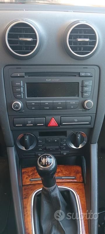 Usata Audi A3 Ambition 169 CV (124 kW) 2007 Grigio Utilitaria