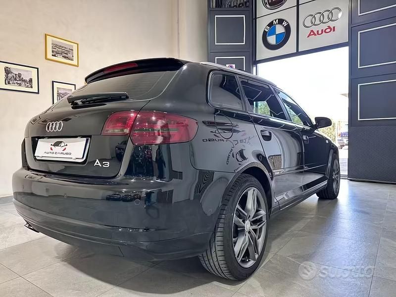 Usata Audi A3 Sportback S-Line 140 CV (102 kW) 2007 Nero Utilitaria