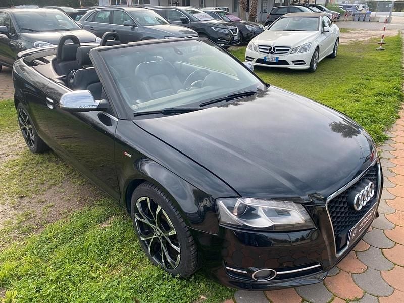 Usata Audi A3 Cabriolet S-Line 104 CV (76 kW) 2012 Nero Cabrio