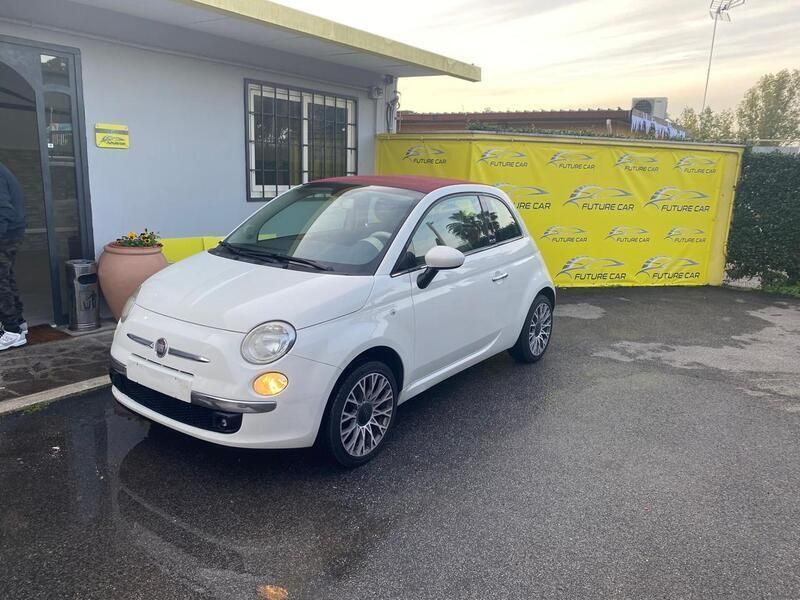 Usata Fiat 500C Lounge 100 CV (73 kW) 2010 Bianco Cabrio