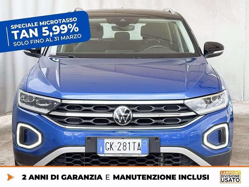 Usata VW T-Roc Style 116 CV (85 kW) 2023 Blu SUV