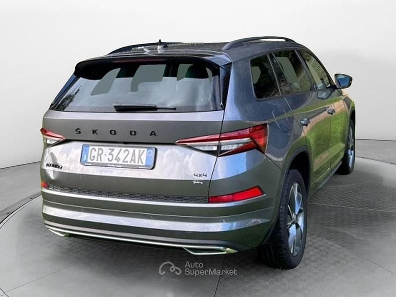 Usata Skoda Kodiaq SportLine 200 CV (147 kW) 2023 Grigio SUV