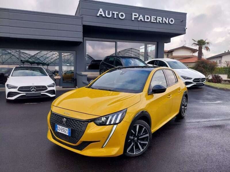 Giallo Usata 2021 Peugeot 208 GT Due volumi | 15.900 € (Molto cara) - Immagine 1/4