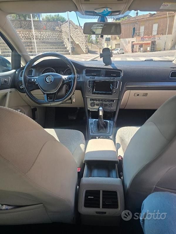 Usata VW Golf VII 105 CV (77 kW) 2013 Blu Berlina