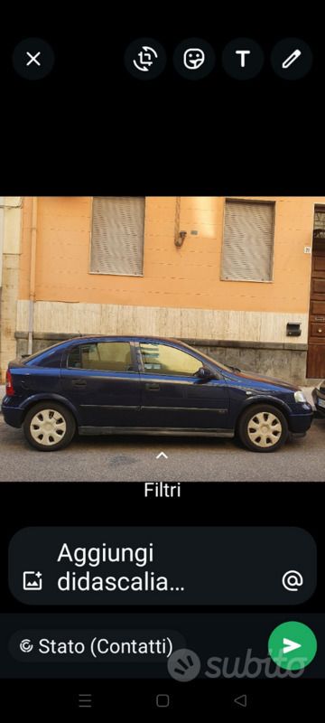 Usata Opel Astra 90 CV (66 kW) 1999 Blu Berlina