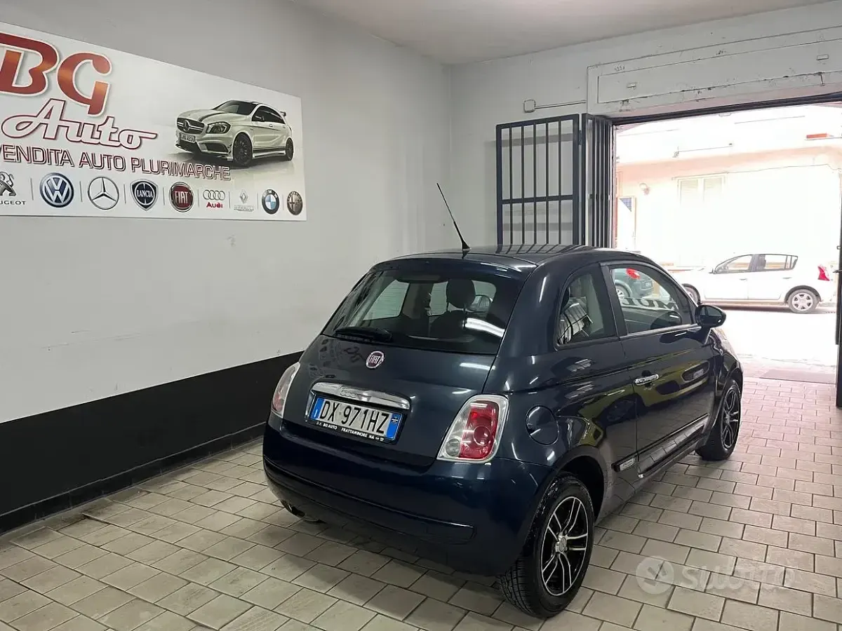 Usata Fiat 500 Sport 75 CV (55 kW) 2009 Blu Cabrio
