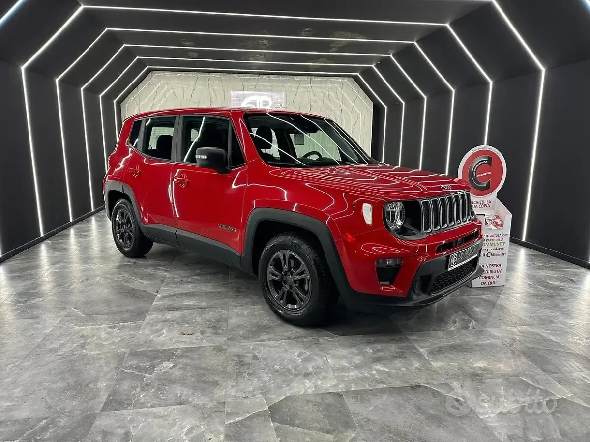 Usata Jeep Renegade Limited 131 CV (96 kW) 2022 Rosso SUV