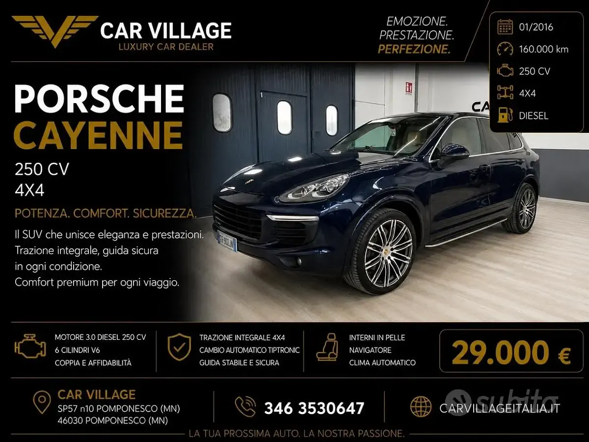 Usata Porsche Cayenne 250 CV (183 kW) 2016 SUV
