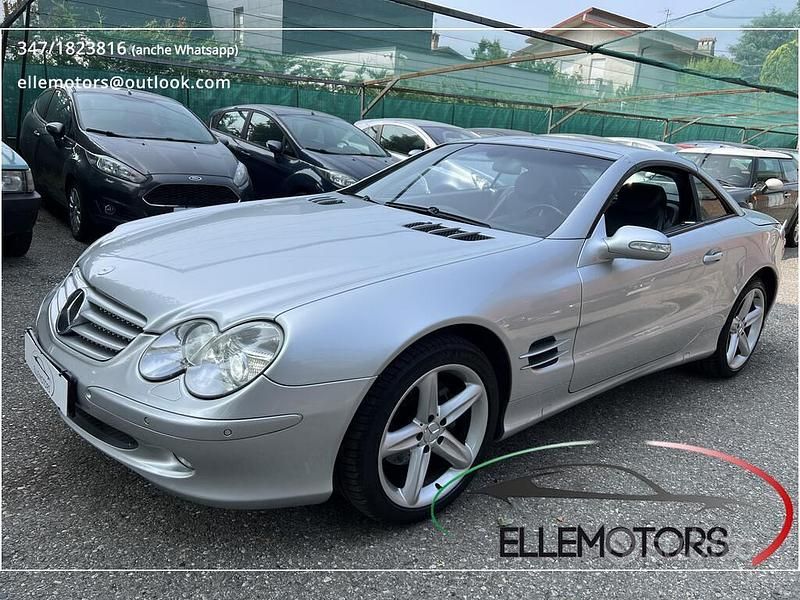 Argento Usata 2003 Mercedes SL350 Cabrio | 22.999 € (Ottimo prezzo) - Immagine 1/4