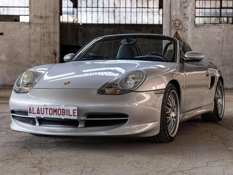 Usata Porsche Boxster 252 CV (185 kW) 2002 Argento Cabrio