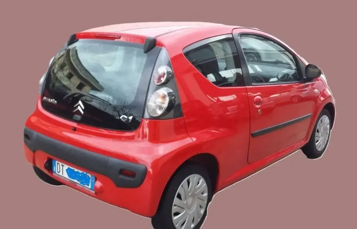Usata Citroën C1 68 CV (50 kW) 2008 Rosso Utilitaria