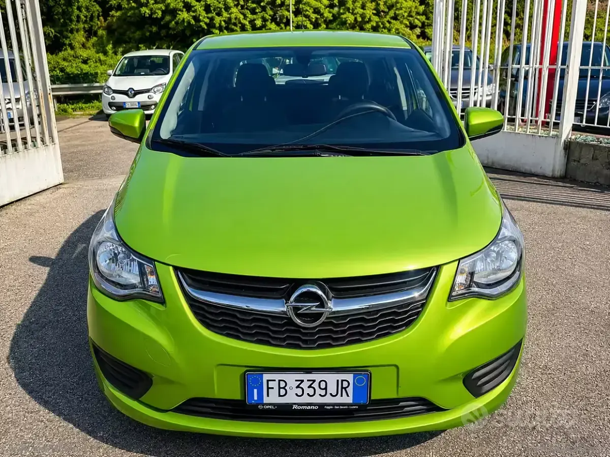 Usata Opel Karl 75 CV (55 kW) 2015 Verde Utilitaria