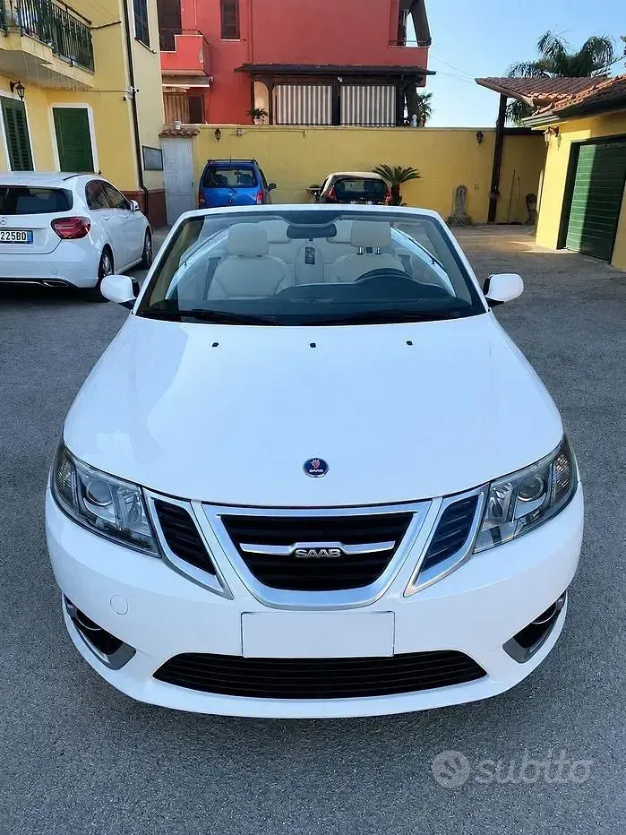 Usata Saab 9-3 Cabriolet 160 CV (117 kW) 2011 Bianco Cabrio