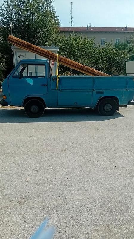 Usata VW T3 1989 Blu Furgone
