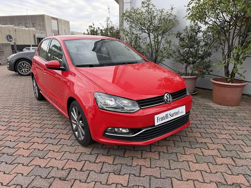 Usata VW Polo Highline 90 CV (66 kW) 2017 Rosso Berlina