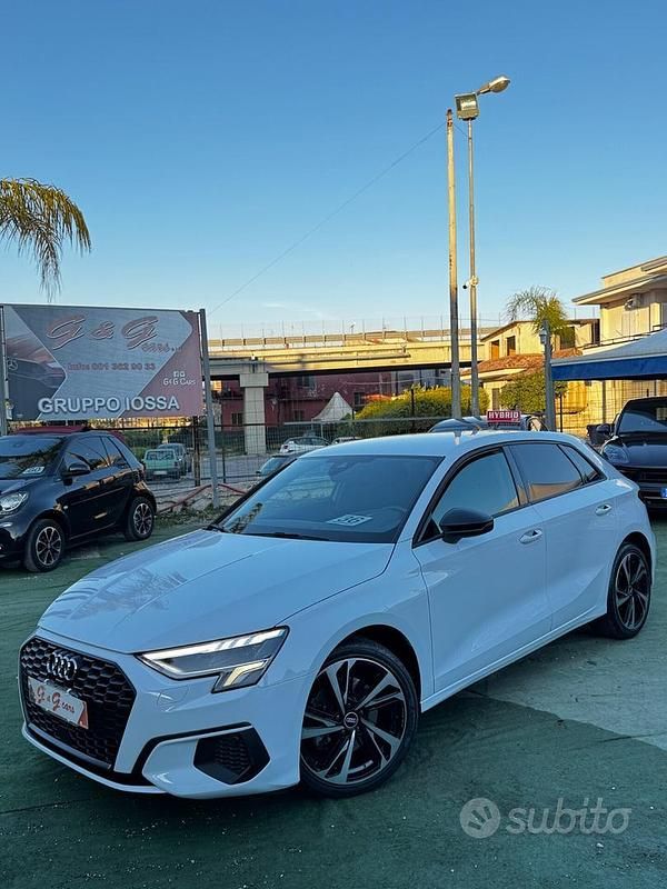 Usata Audi A3 Advanced 116 CV (85 kW) 2021 Bianco Berlina