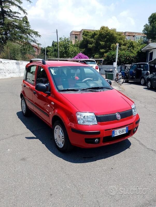 Usata Fiat Panda 2012 Rosso Utilitaria