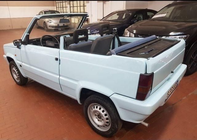 Usata Fiat Panda Young 2001 Azzurro Cabrio