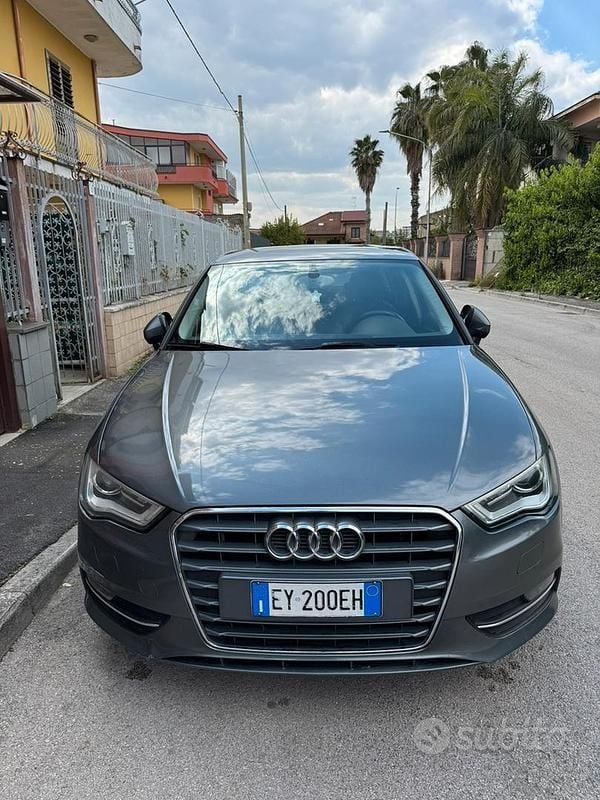 Usata Audi A3 Ambition 110 CV (80 kW) 2014 Grigio Berlina