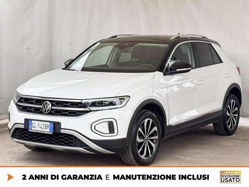 Bianco Usata 2022 VW T-Roc Style SUV | 23.320 € (Buon prezzo) - Immagine 1/3
