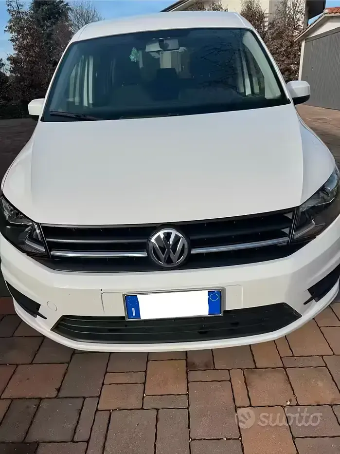 Usata VW Caddy 2019 Bianco Monovolume