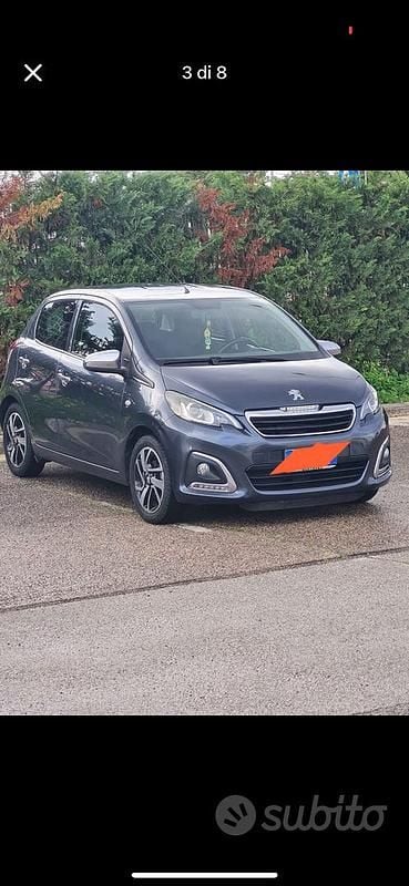 Usata Peugeot 108 Allure 82 CV (60 kW) 2017 Grigio Utilitaria
