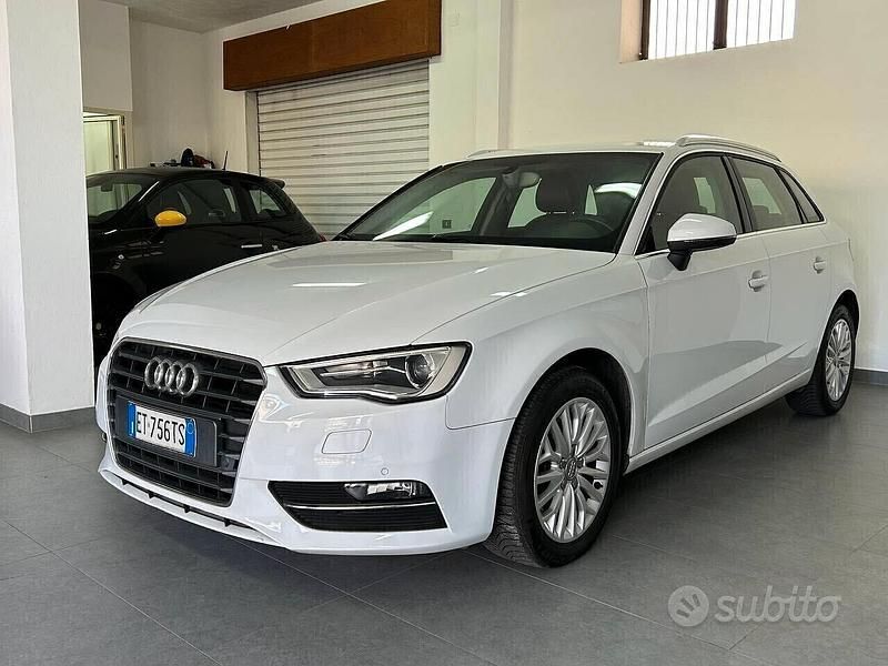 Usata Audi A3 Ambiente 104 CV (76 kW) 2014 Bianco Berlina