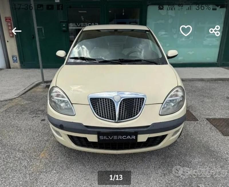 Usata Lancia Ypsilon 70 CV (51 kW) 2005 Utilitaria