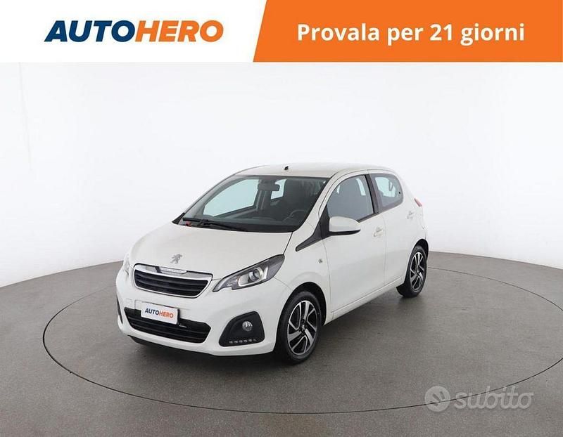 Bianco Usata 2021 Peugeot 108 Active Tre volumi | 10.099 € (Buon prezzo) - Immagine 1/2