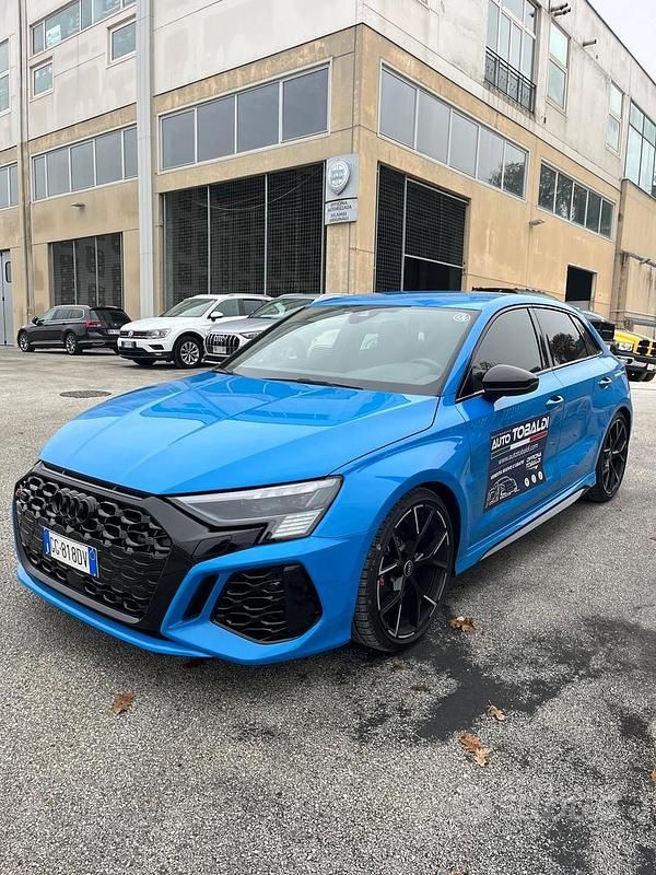 Usata Audi RS3 400 CV (294 kW) 2022 Blu Berlina
