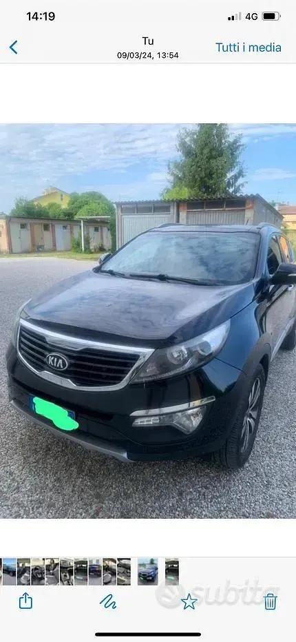 Usata Kia Sportage 163 CV (119 kW) 2014 Nero SUV