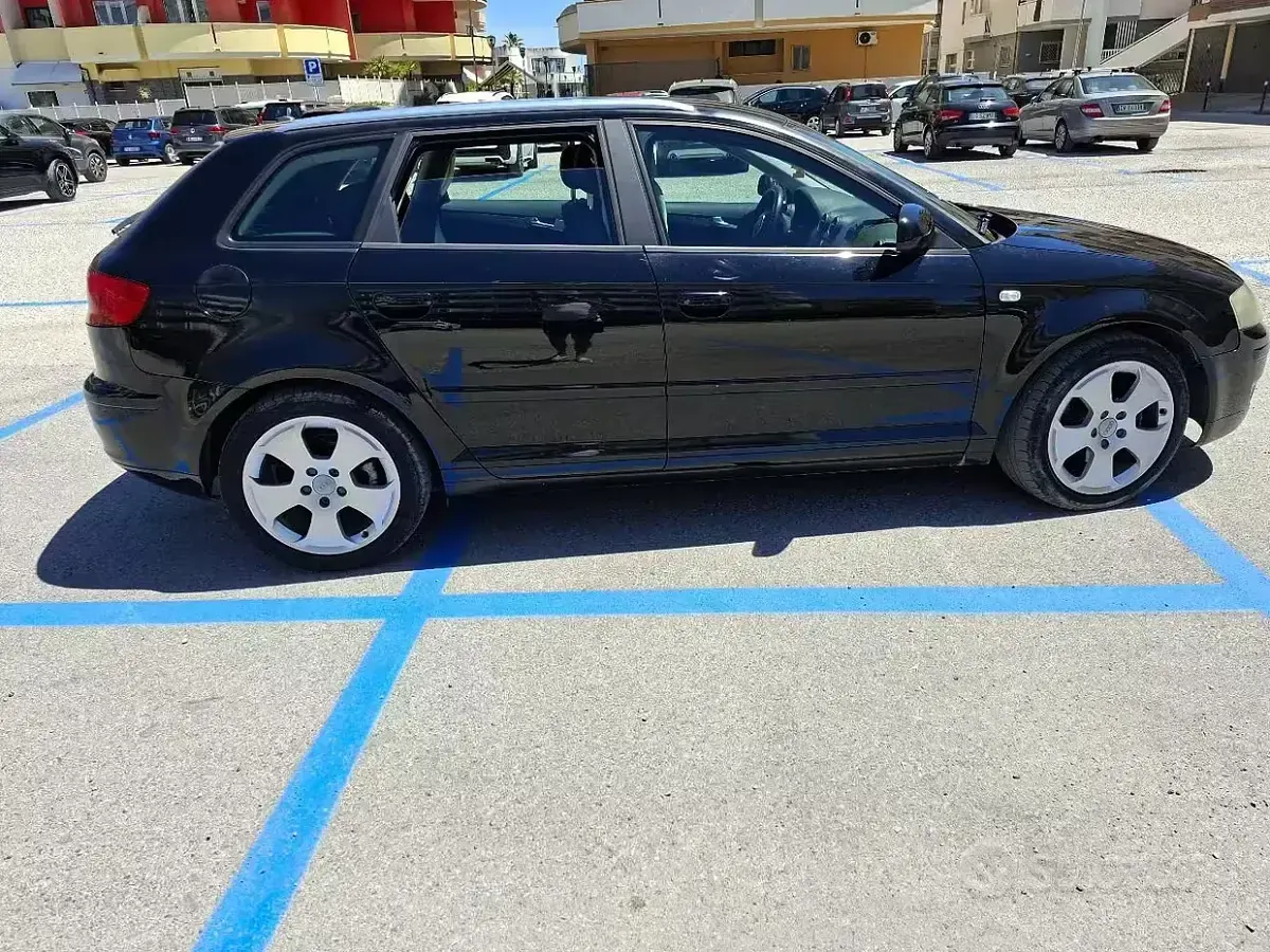 Usata Audi A3 150 CV (110 kW) 2006 Nero Utilitaria