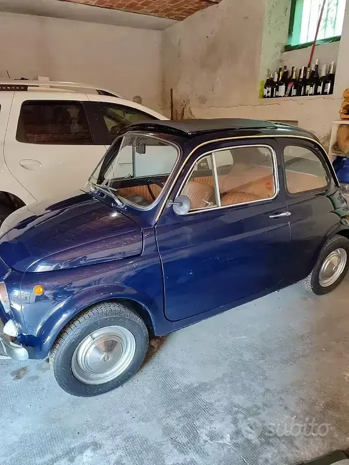Usata Fiat 500 1970 Bluazzurro Utilitaria