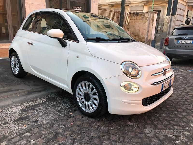 Usata Fiat 500 Lounge 69 CV (50 kW) 2018 Bianco Berlina