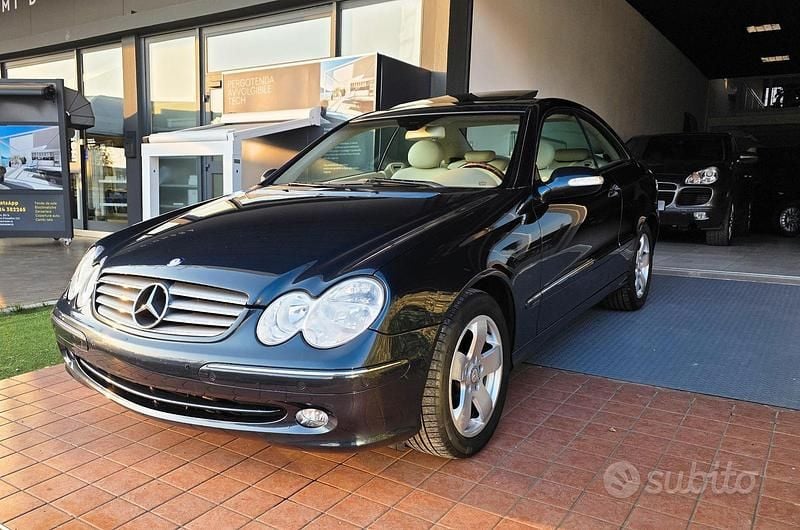Usata Mercedes CLK200 Elegance 163 CV (119 kW) 2005 Blu Coupé