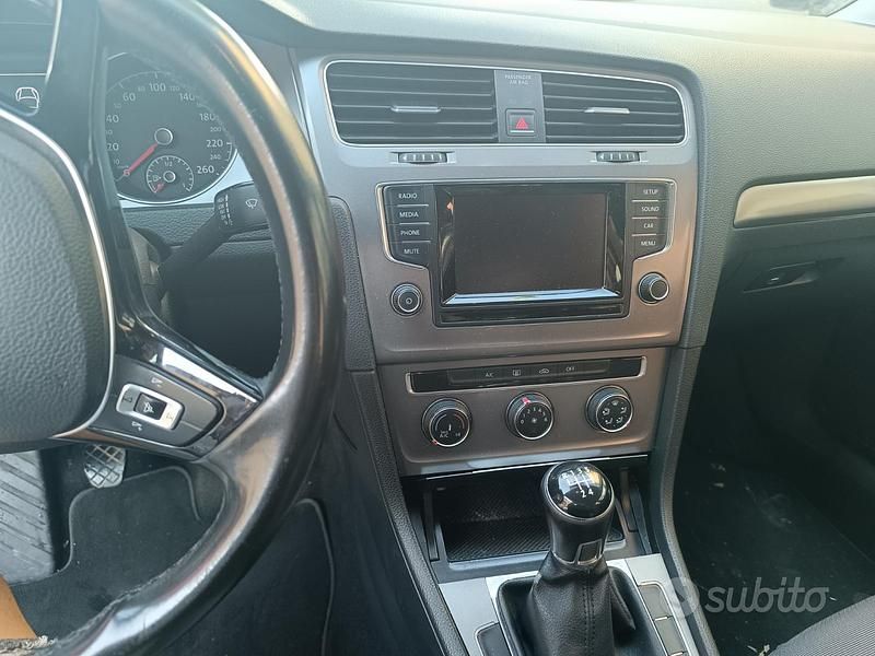 Usata VW Golf VII 90 CV (66 kW) 2013 Bianco Berlina