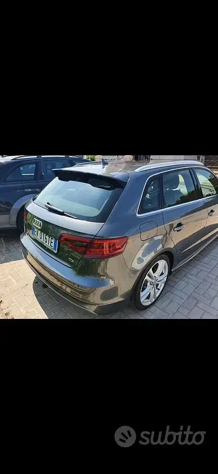 Usata Audi A3 Attraction 150 CV (110 kW) 2014 Grigio Berlina