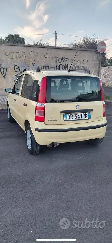 Usata Fiat Panda 69 CV (50 kW) 2008 Giallo Utilitaria