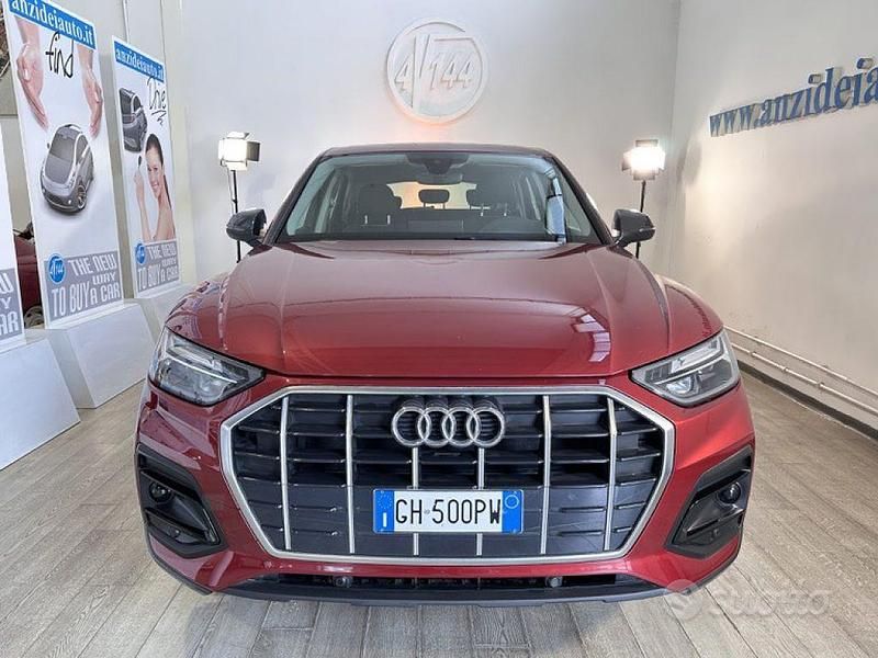 Usata Audi Q5 163 CV (119 kW) 2021 Rosso matador metallizzato SUV