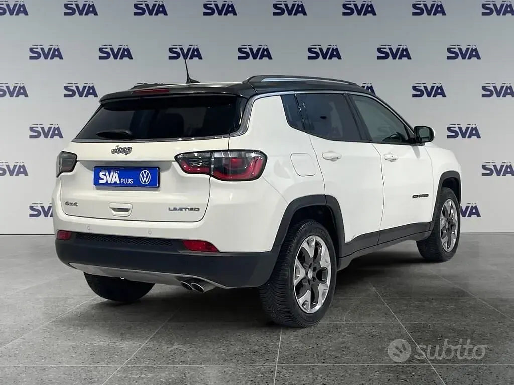 Usata Jeep Compass Limited 140 CV (102 kW) 2017 Bianco SUV