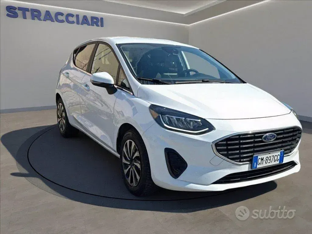 Usata Ford Fiesta Titanium 75 CV (55 kW) 2023 Bianco Utilitaria