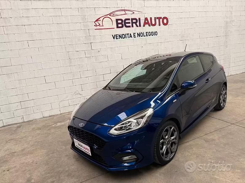 Usata Ford Fiesta ST-Line 119 CV (87 kW) 2018 Blu Utilitaria