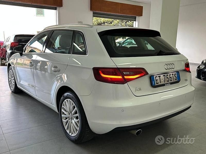 Usata Audi A3 Ambiente 105 CV (77 kW) 2014 Bianco Berlina