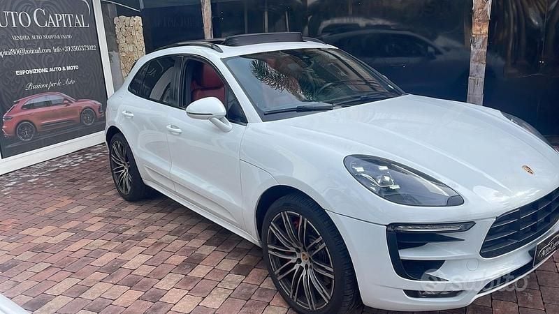 Usata Porsche Macan Turbo Performance Package 440 CV (323 kW) 2018 Bianco SUV