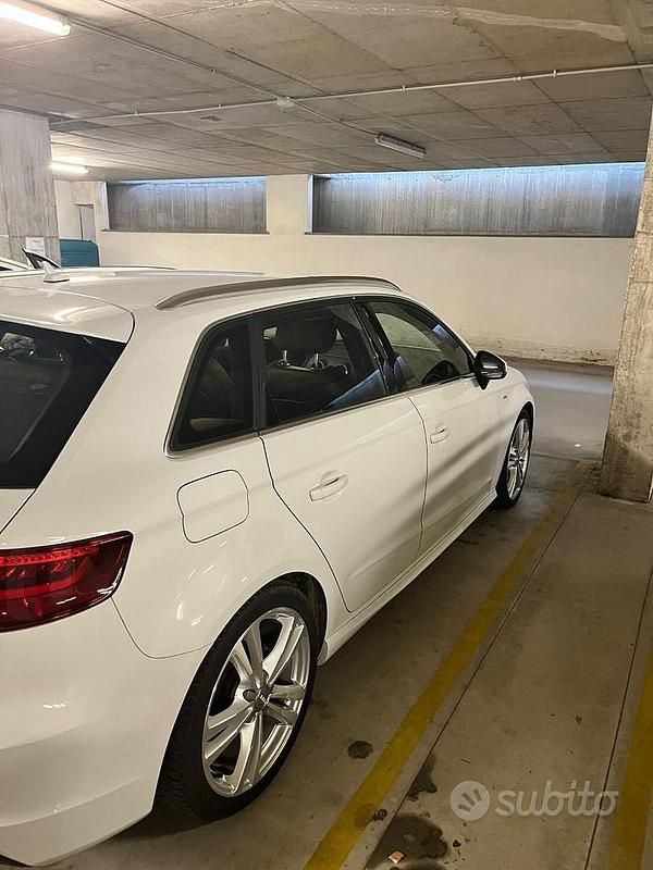 Usata Audi A3 S-Line 150 CV (110 kW) 2015 Bianco Berlina