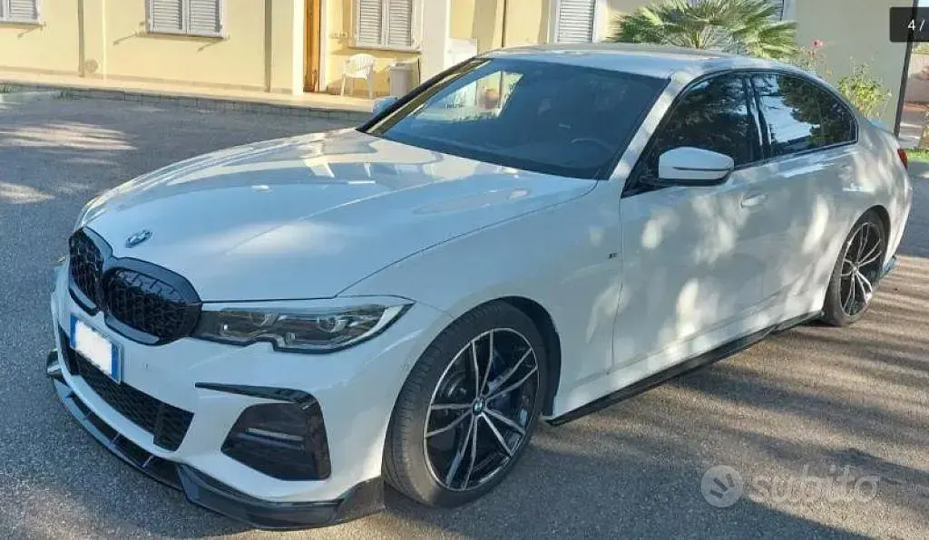 Usata BMW 320e M Sport 190 CV (139 kW) 2021 Bianco Berlina