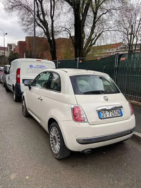 Usata Fiat 500 Pop 69 CV (50 kW) 2008 Bianco Utilitaria